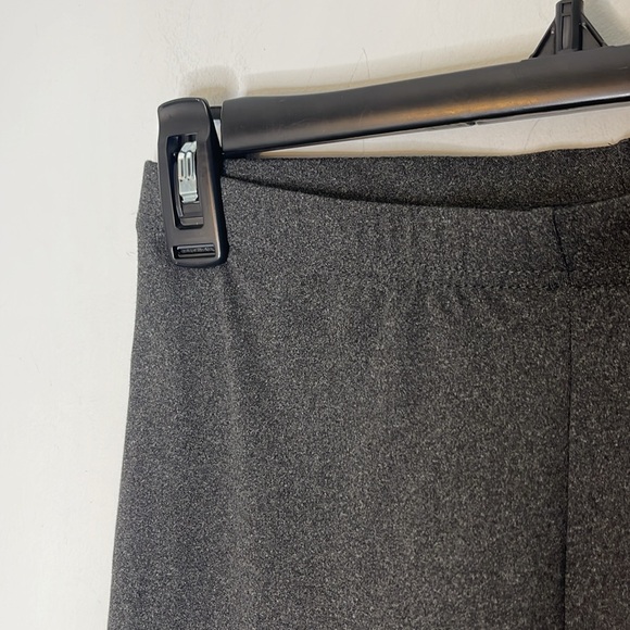 JUST BE Polyester Blend Gray Pull On Elastic Waist Leggings Size Large - Picture 2 of 4